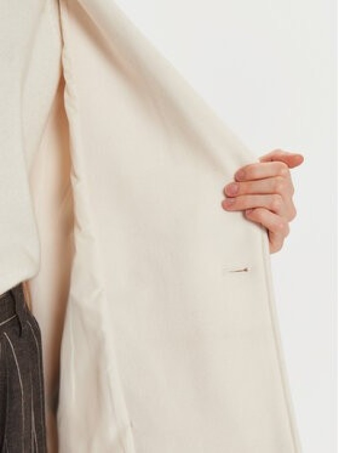 Gina Tricot Płaszcz przejściowy 22830 Biały Regular Fit