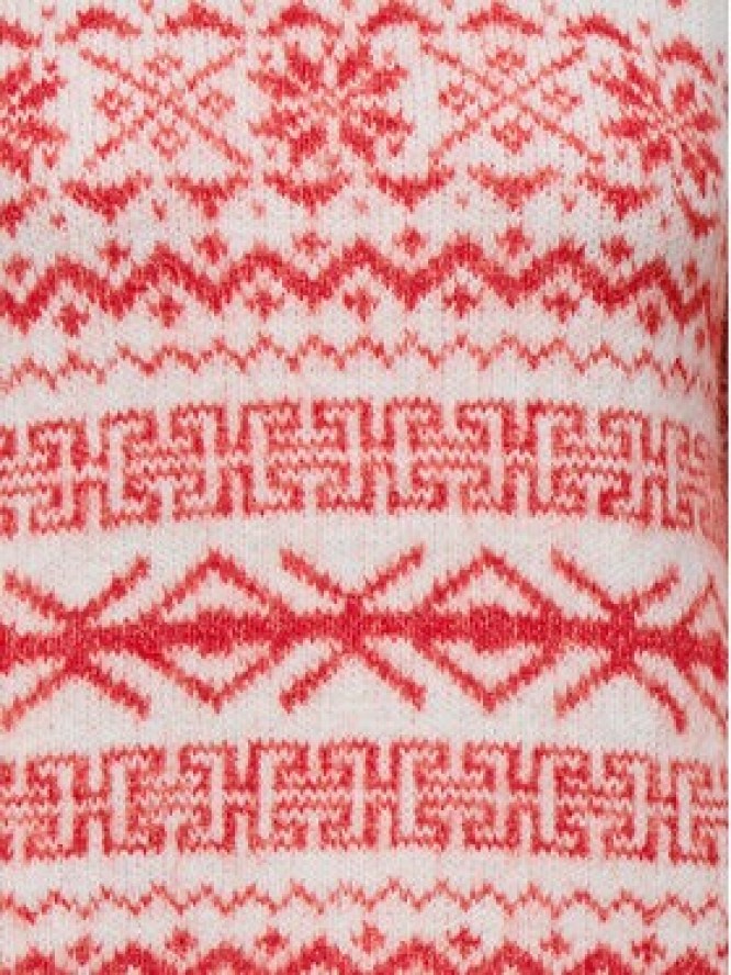 ONLY Sweter Xmas Nordic 15354824 Czerwony Regular Fit