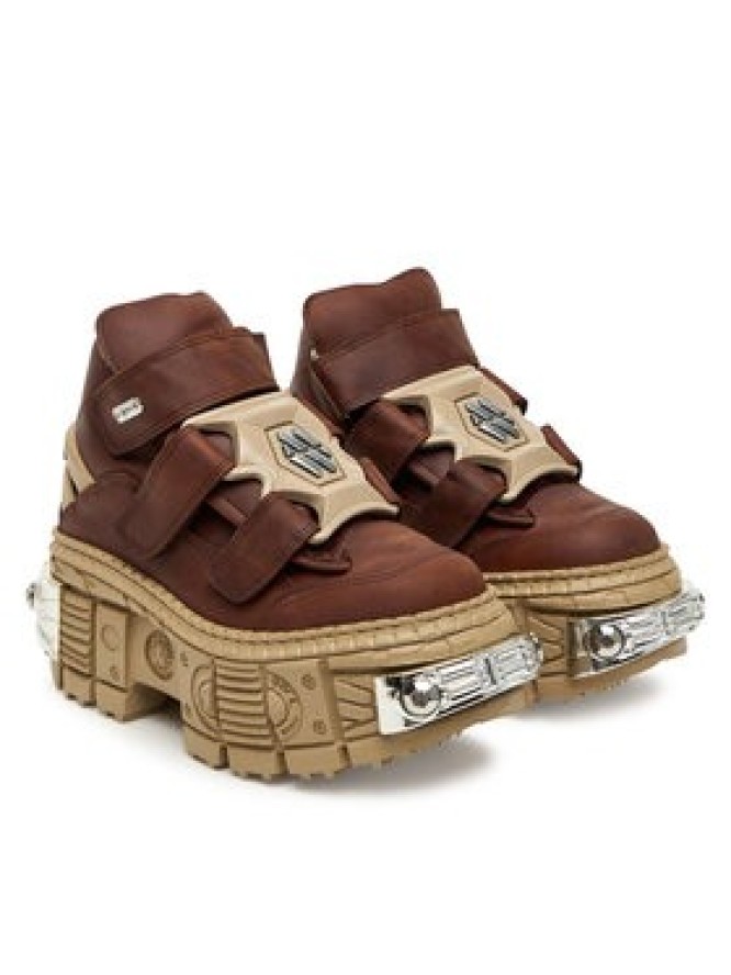 NEW ROCK Sneakersy M-WALL285-C16 Brązowy