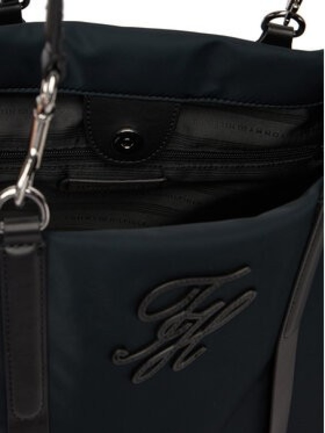 Tommy Hilfiger Torebka Th Elevated Nylon Tote AW0AW18406 Czarny