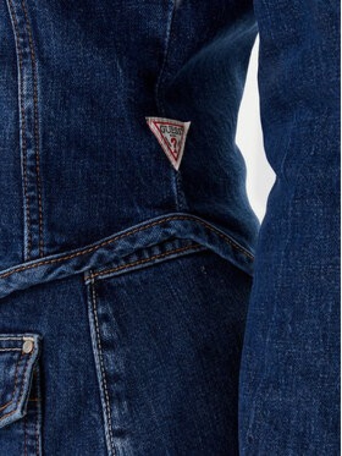Guess Kurtka jeansowa W5YN49 D5QP4 Granatowy Regular Fit