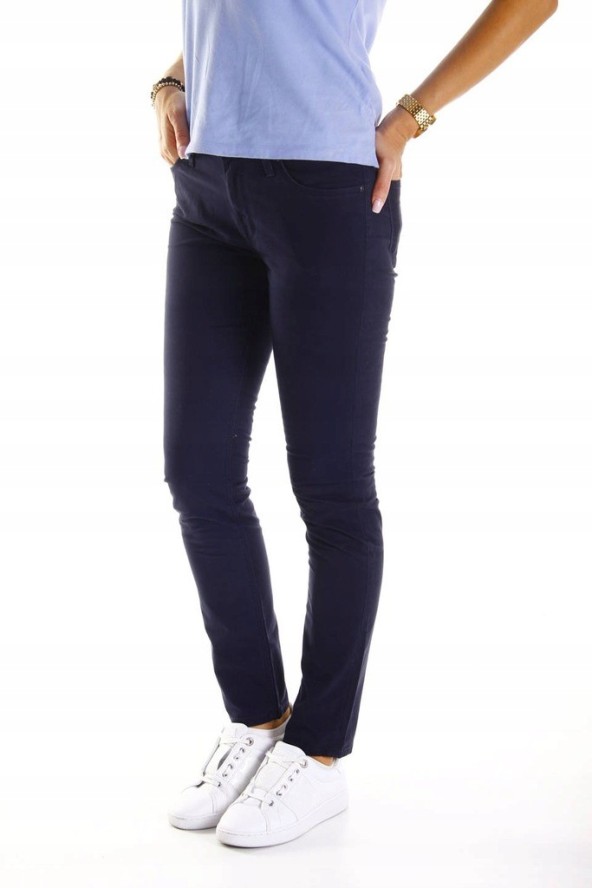 LEE SLIM ELLY DAMSKIE SPODNIE MATERIAŁOWE L305QX62 112106161