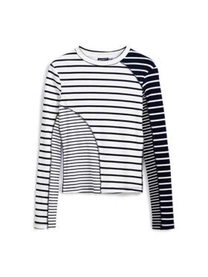 Desigual Bluzka 25SWTK92 Biały Regular Fit