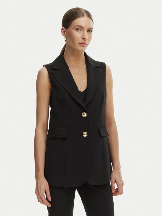 Rinascimento Kamizelka garniturowa CFC0128645003 Czarny Regular Fit