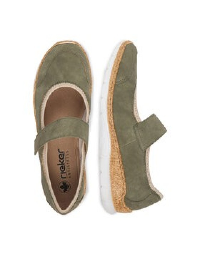 Rieker Półbuty N42B0-52 Zielony