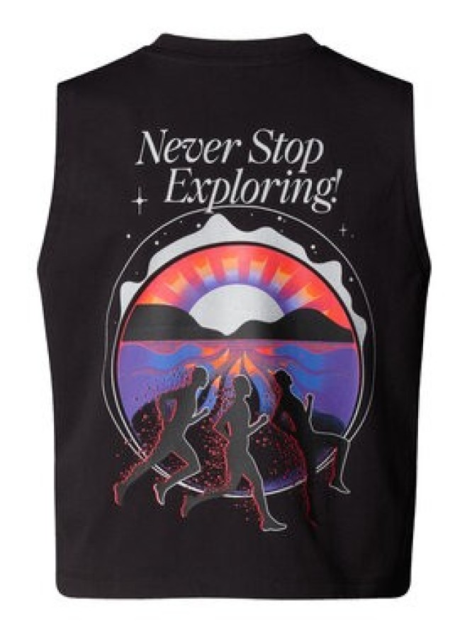 The North Face T-Shirt Never Stop NF0A8C3E Czarny Relaxed Fit