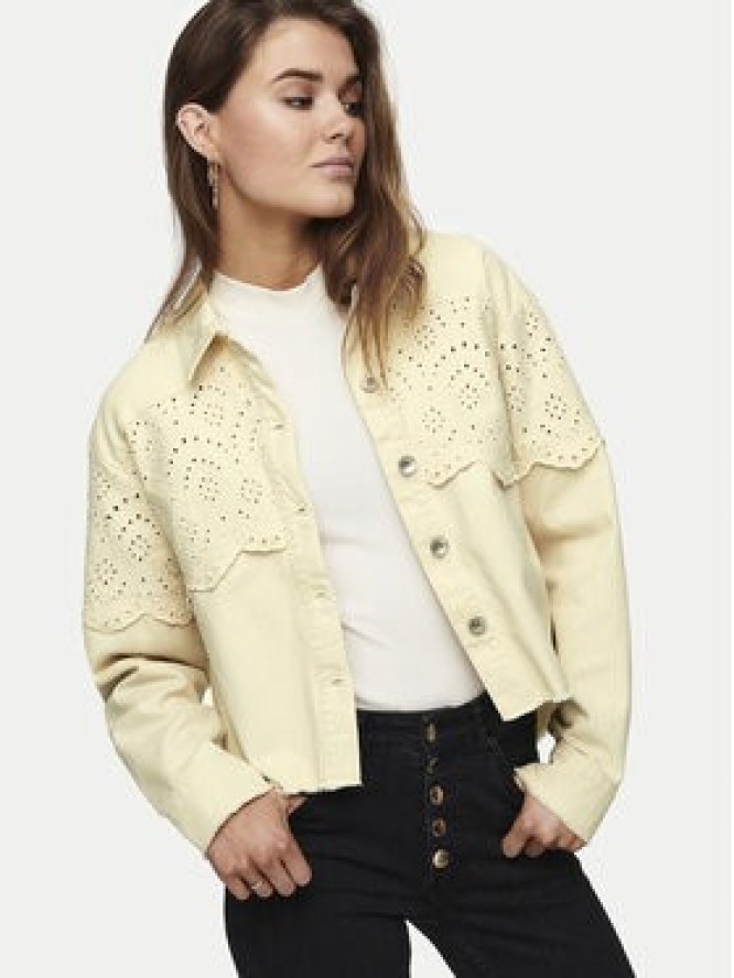 ONLY Kurtka jeansowa Elena 15232378 Beżowy Regular Fit