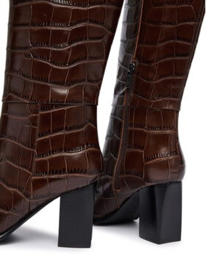 Guess Kozaki FLFPER LEP11 Brązowy