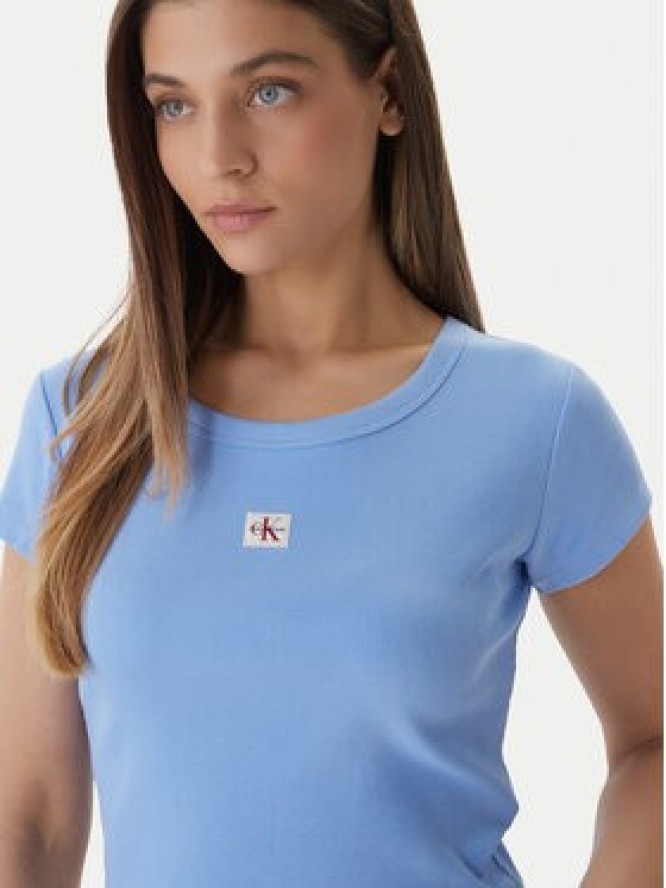 Calvin Klein Jeans T-Shirt LV047C200G Niebieski Regular Fit