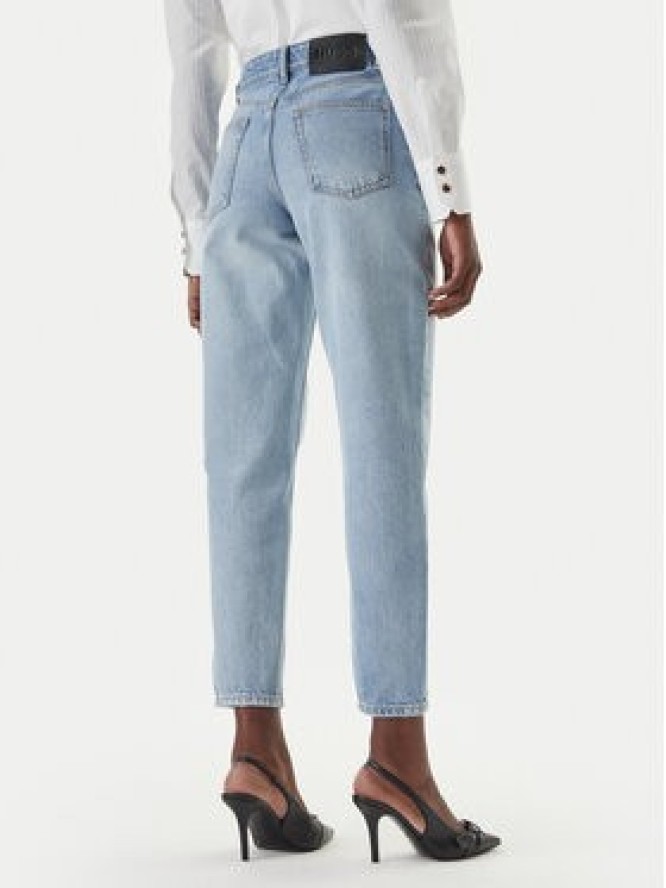 HUGO Jeansy Garlene 50556975 Błękitny Mom Fit