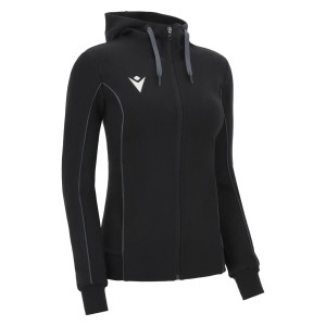 Damska bluza z kapturem full zip Macron Bass ECO