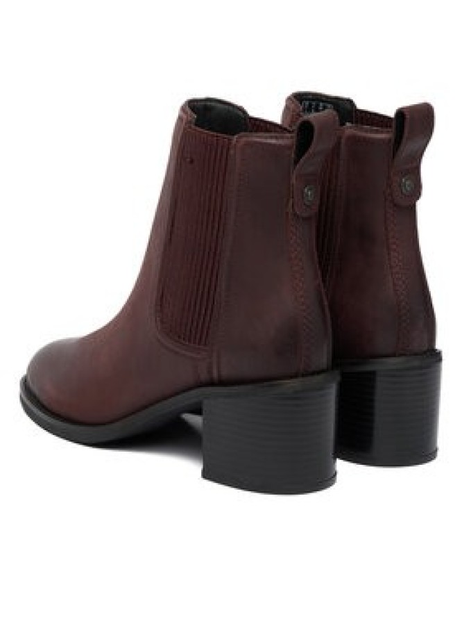 Clarks Botki Chamberly Top 26182864 Bordowy