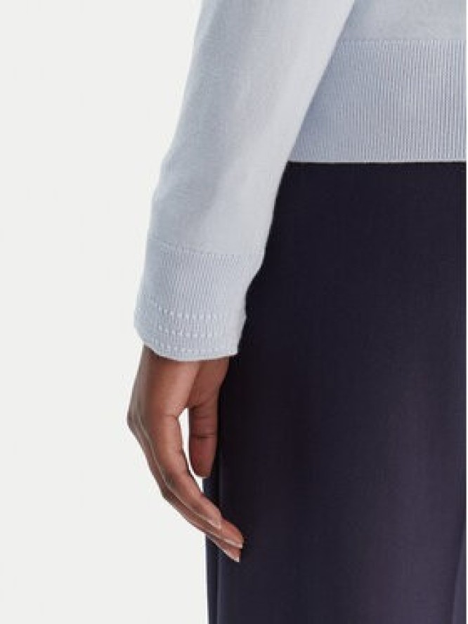 Tommy Hilfiger Sweter WW0WW44984 Błękitny Regular Fit