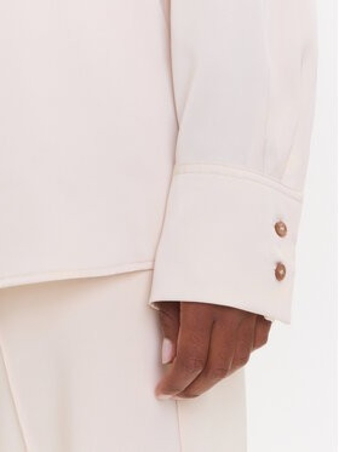 Guess Koszula W5YH03 WF1T2 Beżowy Regular Fit