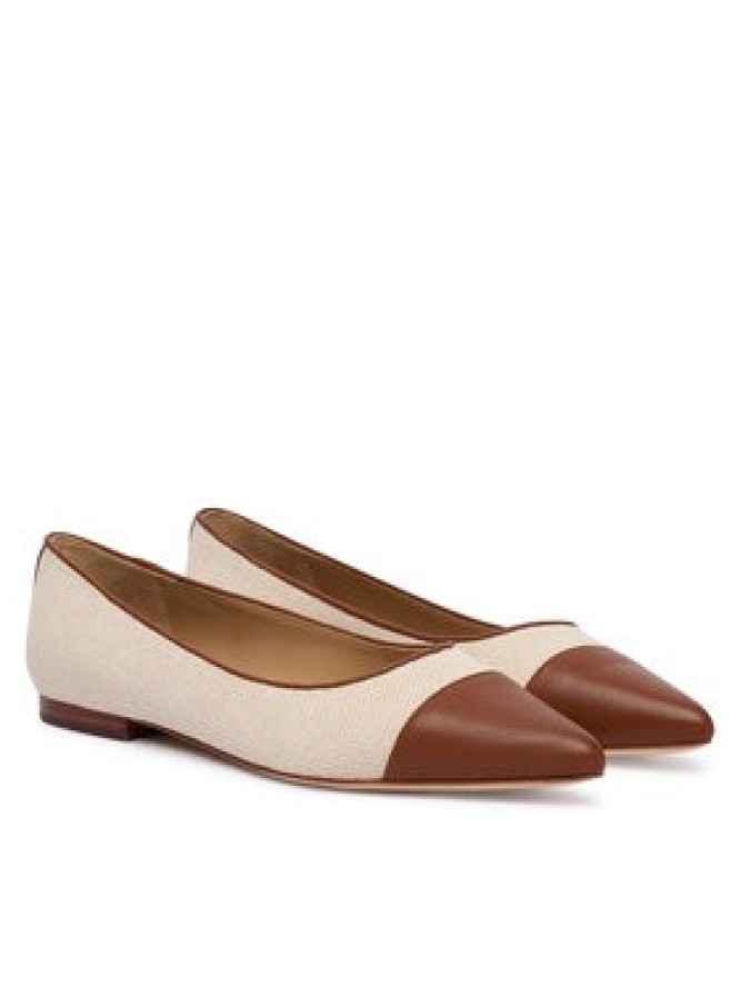 LAUREN RALPH LAUREN Baleriny 802P10530003 Beżowy