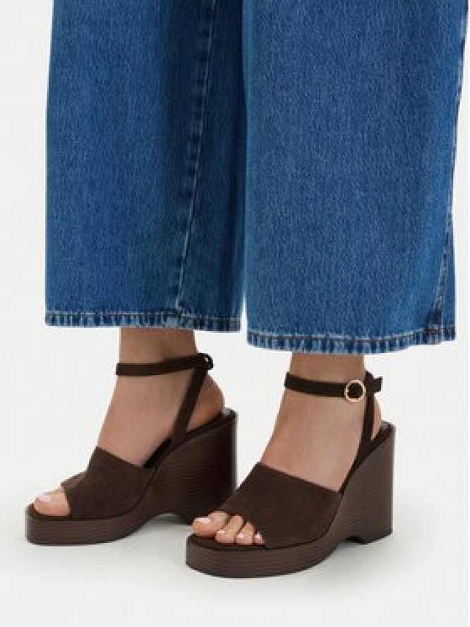 GINO ROSSI Sandały C-LZRL1396-2 Brązowy