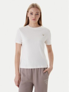 Guess T-Shirt V6RI17 KD741 Écru Regular Fit