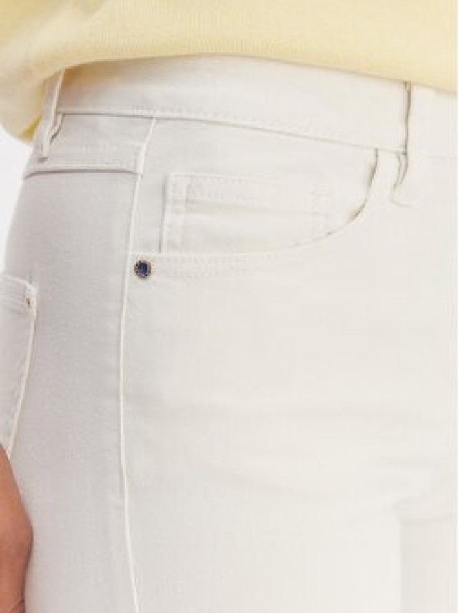 Morgan Jeansy 251-PETROI1 Biały Slim Fit