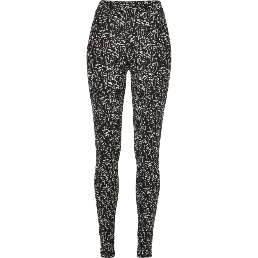 Legginsy damskie Urban Classics Soft AOP