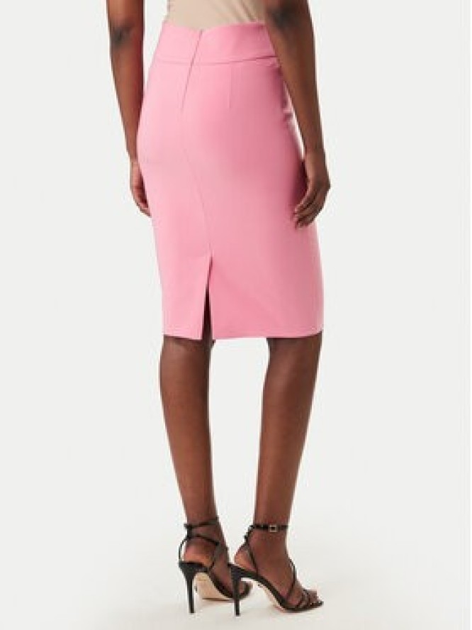 Rinascimento Spódnica ołówkowa CFC0128651003 Różowy Slim Fit