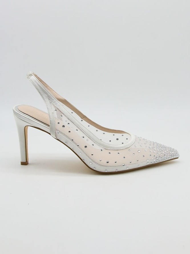 Bellucci Czółenka w kolorze białym rozmiar: 41