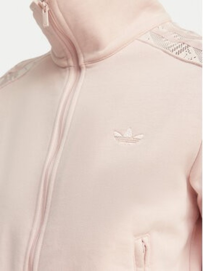adidas Bluza Firebird Lace KC6450 Różowy Slim Fit