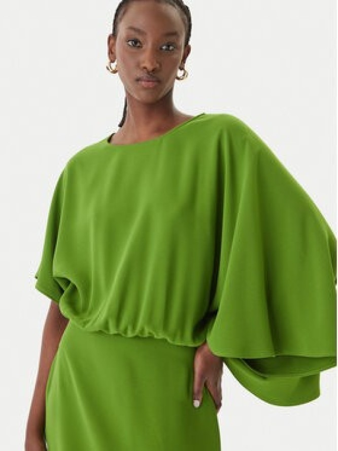 LOLA CASADEMUNT Sukienka wieczorowa MS2616028 Zielony Regular Fit