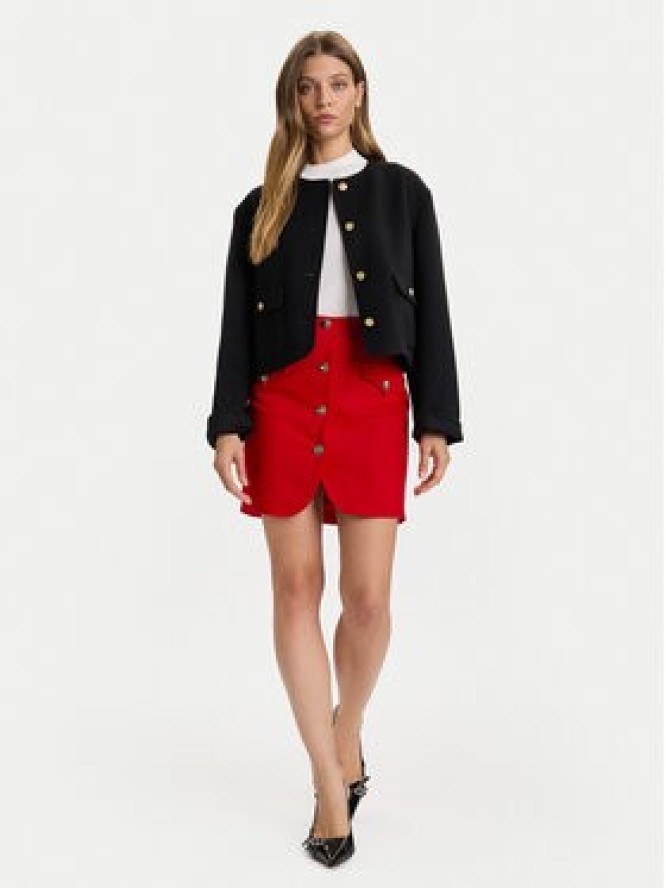 Morgan Spódnica mini 252-JADOR.F Czerwony Slim Fit