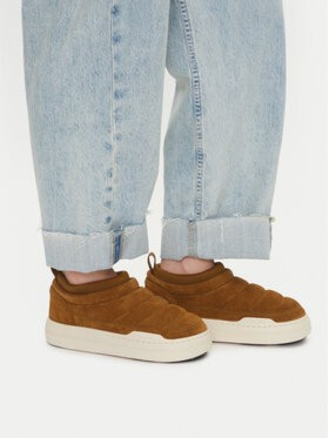 Moon Boot Botki Park Soft Suede 80D2470020 Brązowy