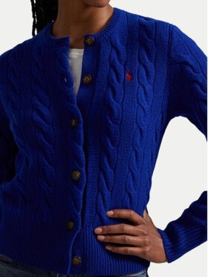 Polo Ralph Lauren Kardigan 211972104010 Niebieski Slim Fit