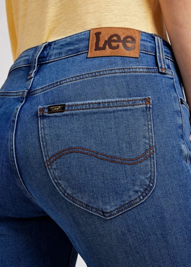 LEE DAMSKIE SPODNIE JEANSOWE LEE ELLY NIGHT SKY 112338322