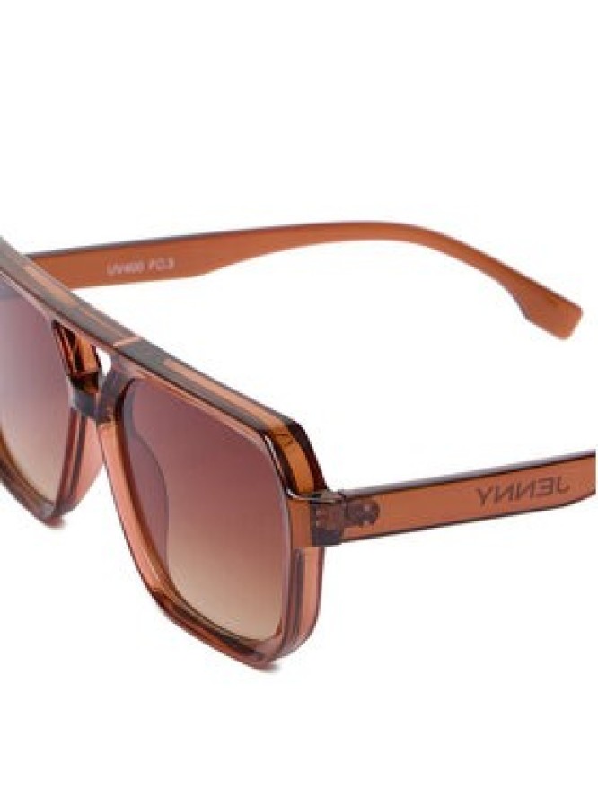 JENNY Okulary przeciwsłoneczne 4WF-018-SS25 Brązowy