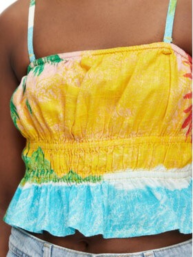 Roxy Top Atlas Palmy Daze ERJWT03669 Kolorowy Regular Fit