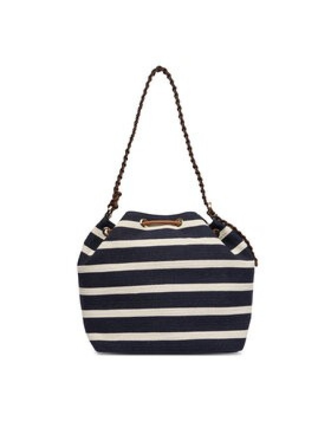 Tommy Hilfiger Torebka Th Elev Summer Bucket Stripe AW0AW18401 Granatowy