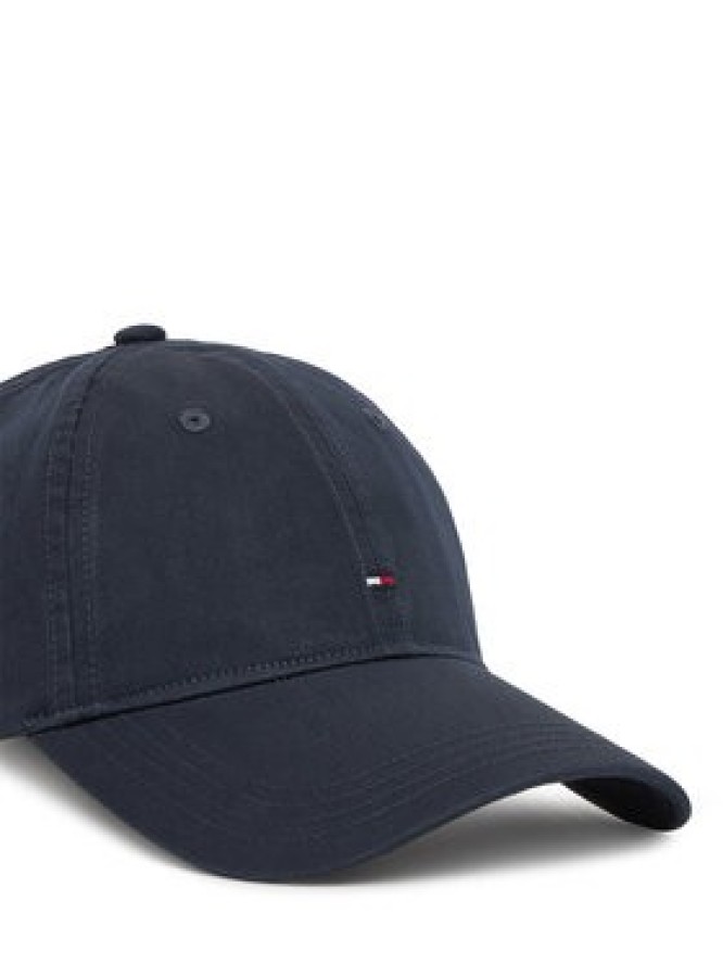 Tommy Hilfiger Czapka z daszkiem Essential Flag Soft Cap AW0AW17632 Granatowy