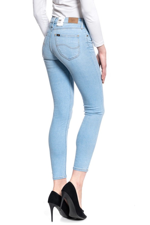 SPODNIE DAMSKIE LEE Scarlett BLEACHED AZUR L526PQXL 112111813
