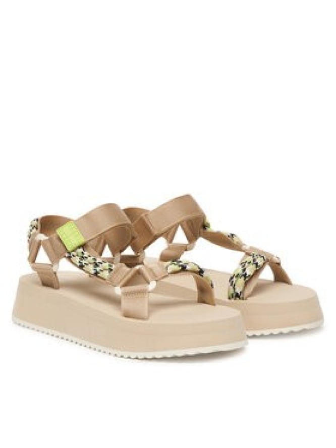 Tommy Jeans Sandały Tjw Eva Rope Sandal EN0EN02970 Beżowy