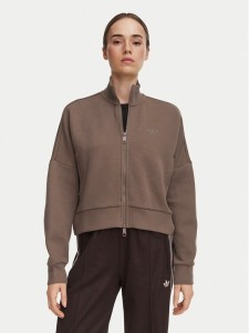 adidas Bluza Spacer Tracktop KZ2189 Brązowy Regular Fit