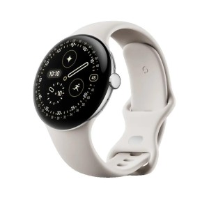 Inteligentny zegarek Google Pixel Watch 4 45 mm Unisex Srebrny/Porcelanowy