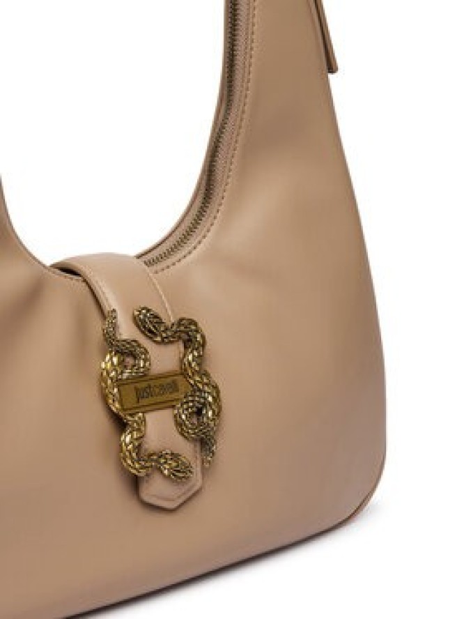 Just Cavalli Torebka Iconic Snakes 81RA4BA4 ZSA89 Beżowy ciemny