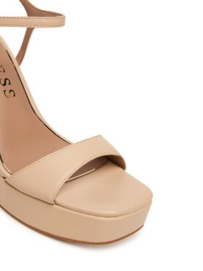 Guess Sandały FLPHEN LEA03 Beżowy