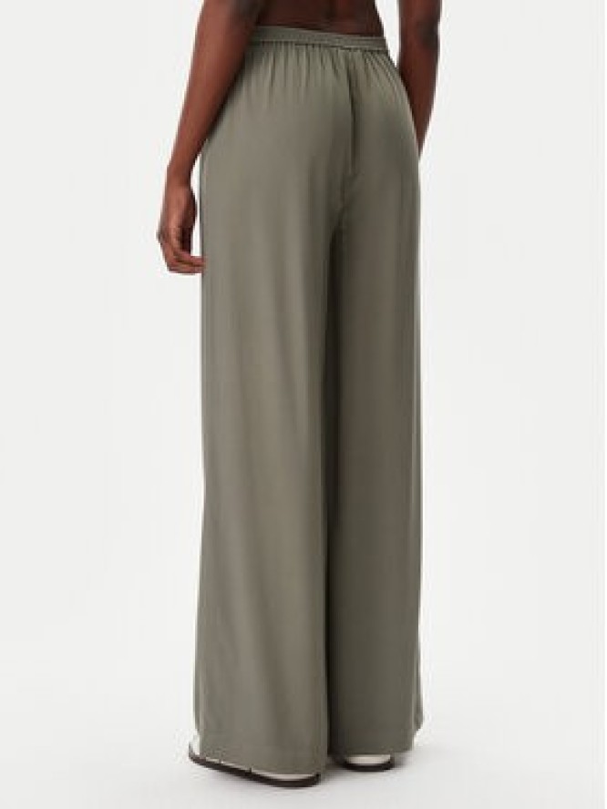 Calvin Klein Swimwear Spodnie materiałowe KW0KW02823 Zielony Relaxed Fit