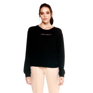 Bluza z wełna z ściągacze na co dzień na siłownię