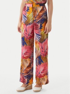 Morgan Spodnie materiałowe 261-PCHAU.F Kolorowy Wide Leg