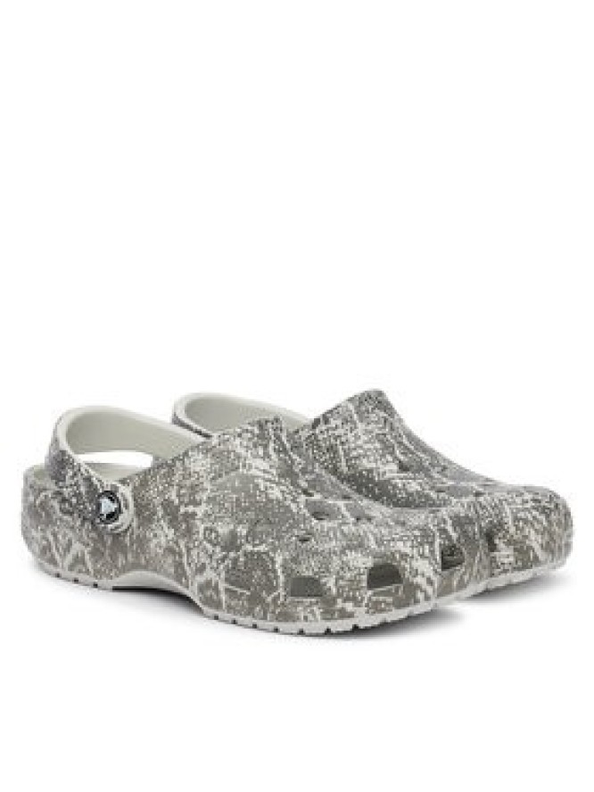 Crocs Klapki Classic Pop Animal Clogs 214153 Szary