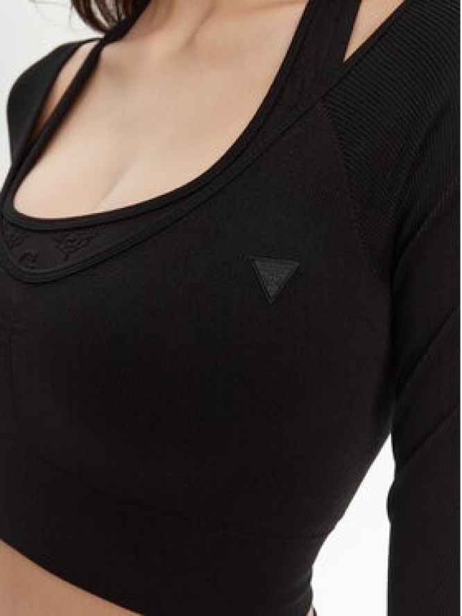 Guess Bluzka V5YP06 Z3OA0 Czarny Slim Fit