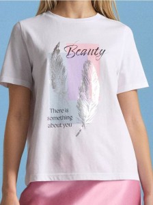 Koszulka z nadrukiem - biały