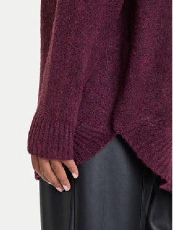 Vero Moda Sweter Plaza 10290784 Fioletowy Loose Fit