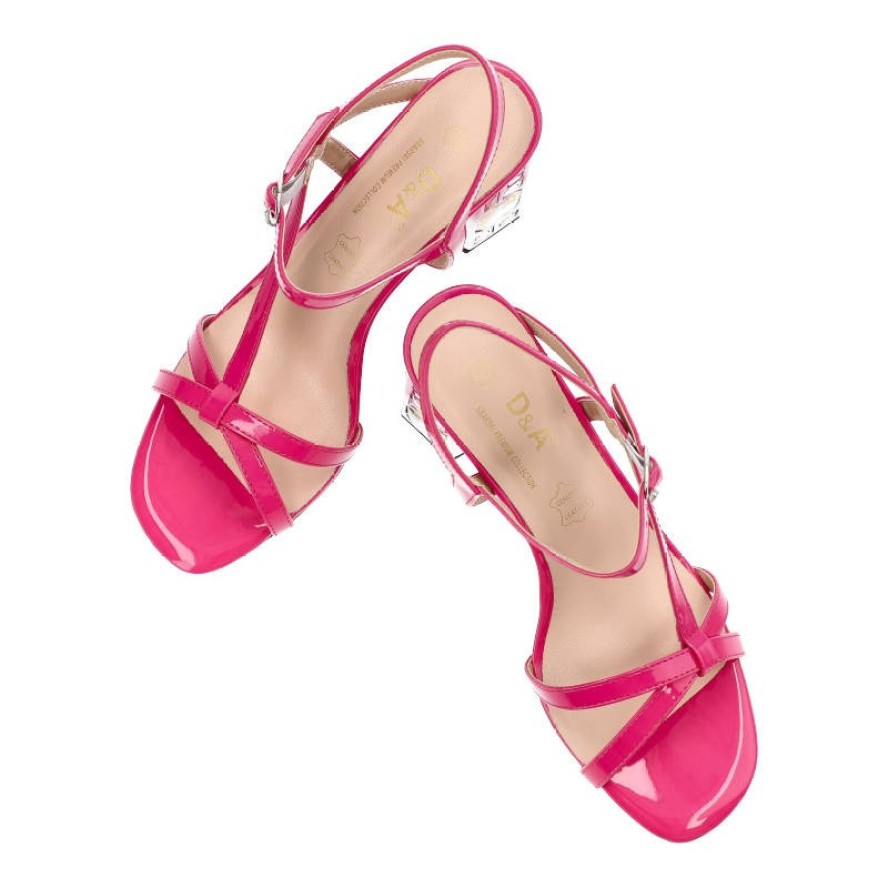 Różowe Sandały S.Barski Eleganckie Buty Damskie