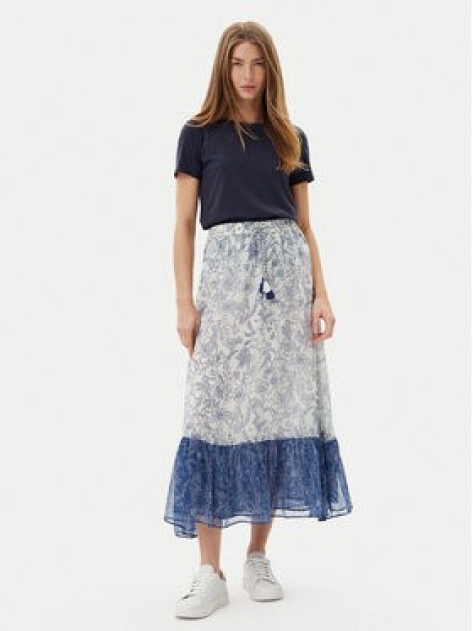 Pepe Jeans Spódnica trapezowa PL901194 Niebieski Regular Fit